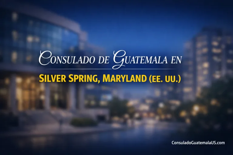 Consulado de Guatemala en Silver Spring, Maryland (EE. UU.)