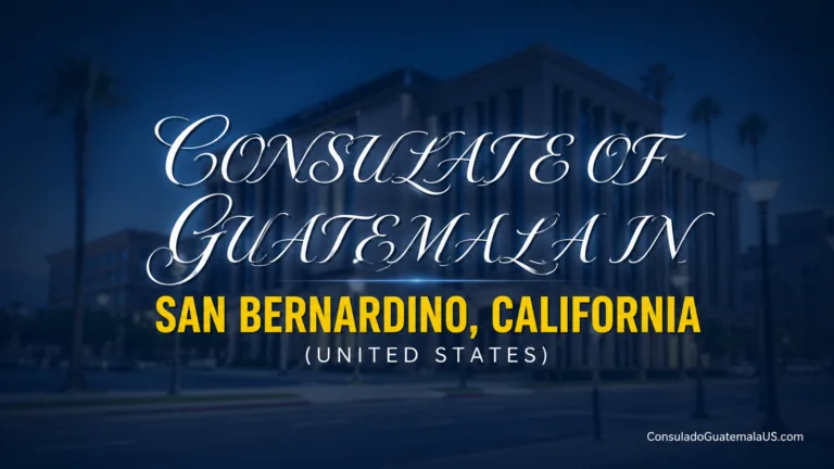 Consulate of Guatemala in San Bernardino, California (United States)