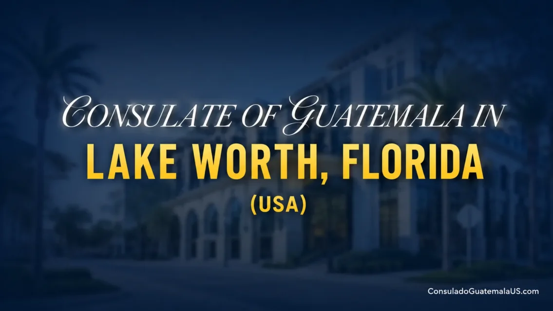 Consulate of Guatemala in Lake Worth, Florida (USA)