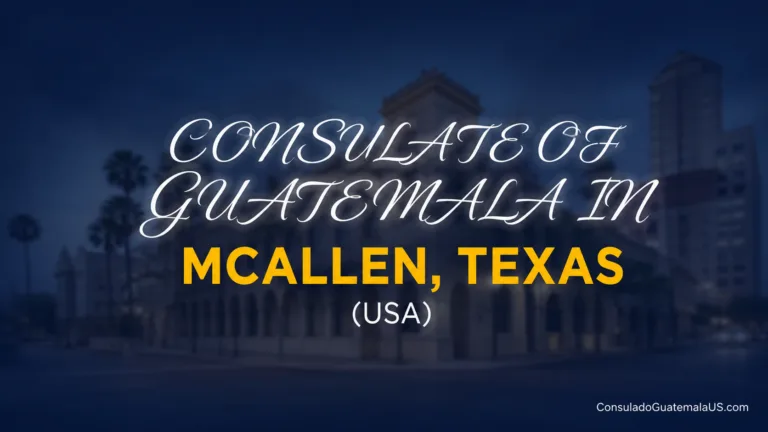 Consulate of Guatemala in McAllen, Texas (USA)