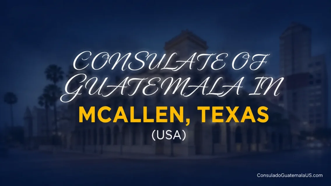 Consulate of Guatemala in McAllen, Texas (USA)