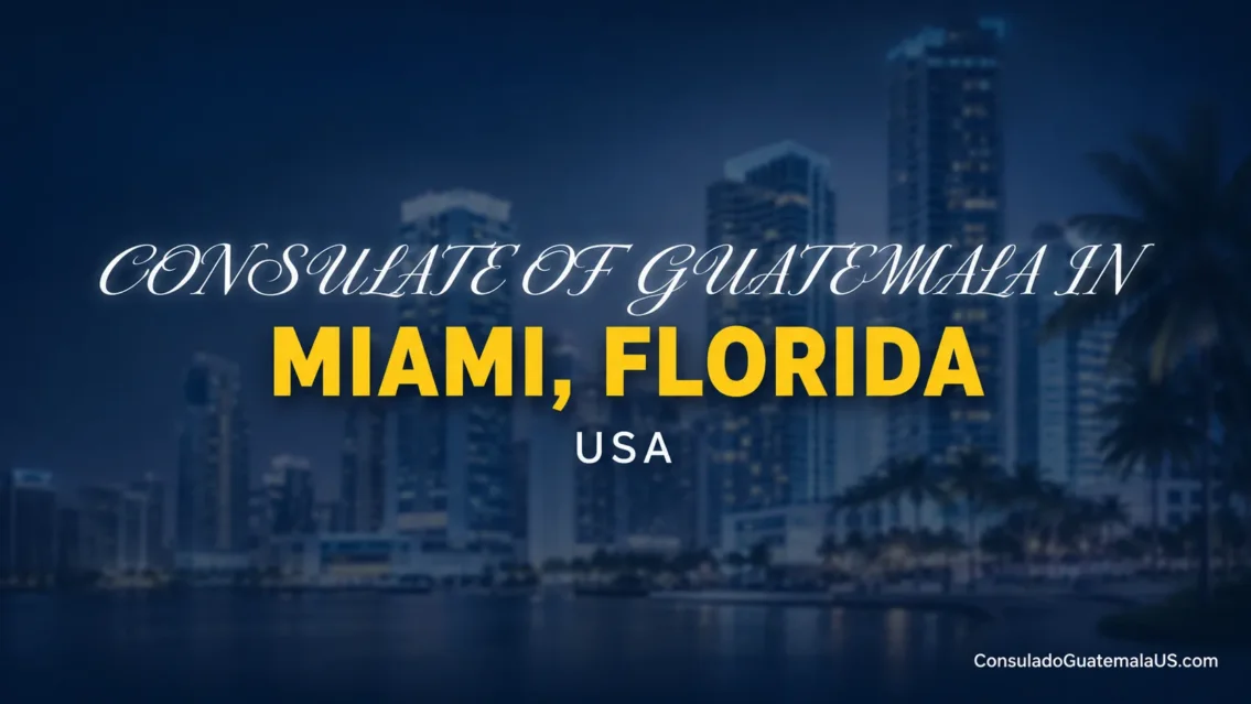 Consulate of Guatemala in Miami, Florida (USA)