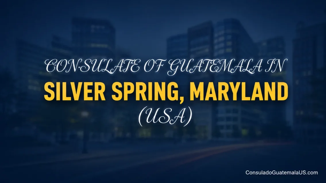 Consulate of Guatemala in Silver Spring, Maryland (USA)