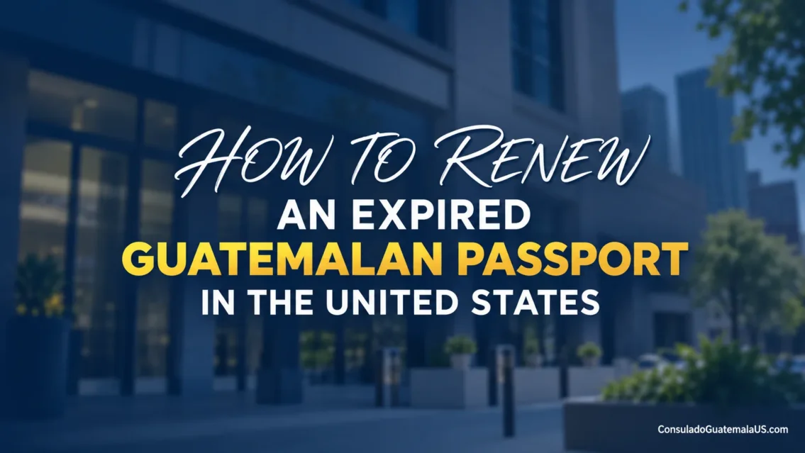 How To Renew An Expired Guatemalan Passport In The United States